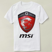 龙盾 极客 gaming series 定制 msi Shirt GEEK 微星 T恤