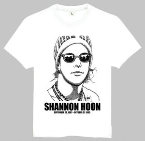 Shannon Hoon T-shirt 名人T恤 香农 胡恩 T恤 欧美潮流T恤