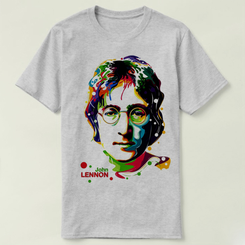 T-ShirtlennonJohnDIYTee约翰5男