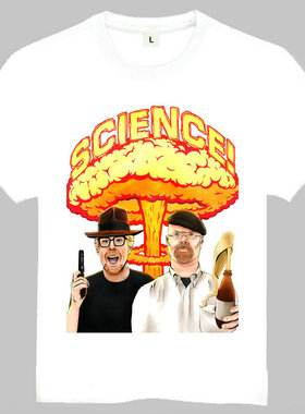MythBusters T-shirt 美国电视节目 流言终结者 T恤 Science！