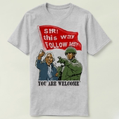 带路光荣 解放美国 成人 sir 短袖 way Tee this Shirt T恤
