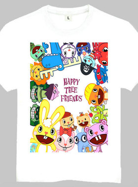 Happy Tree T-shirt 欢乐树的朋友们 T恤 动漫T恤 成人童款