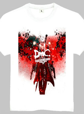 Devil May Cry T-shirt 鬼泣 T恤 欧美潮流T恤 Dante DMCT恤