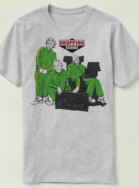 Dropping hip hop Einstein Hawking 霍金 Science T-Shirt T恤