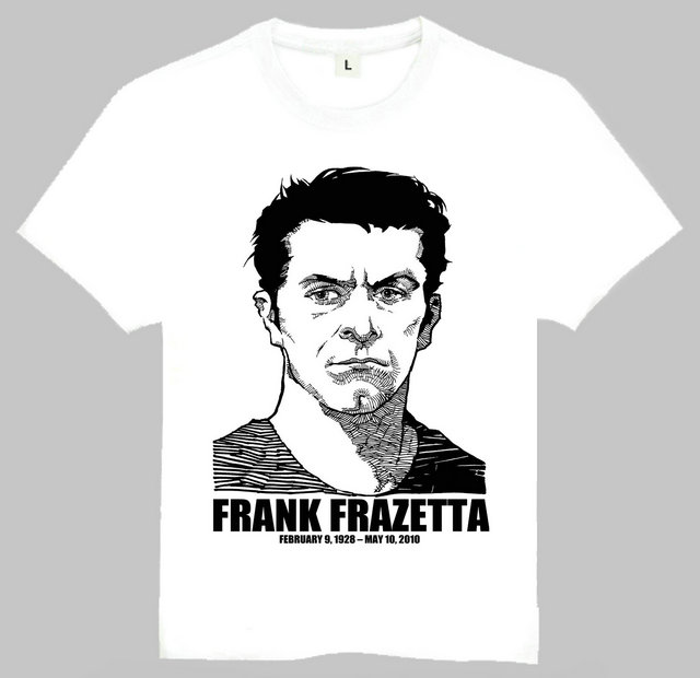 Frank Frazetta T-shirt名人T恤 Frank Frazetta T恤潮流T恤