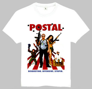 喋血街头 shirt 游戏T恤小众 T恤 欧美潮流T恤 夺命邮差 POSTAL