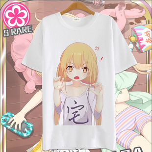 鸡蛋花授权 偶像大师双叶杏T恤LOL亚索短袖 圆领牛奶丝北方睡衣服