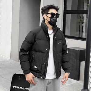 2024冬季立领羽绒服白鸭绒条纹外套95880P175图片