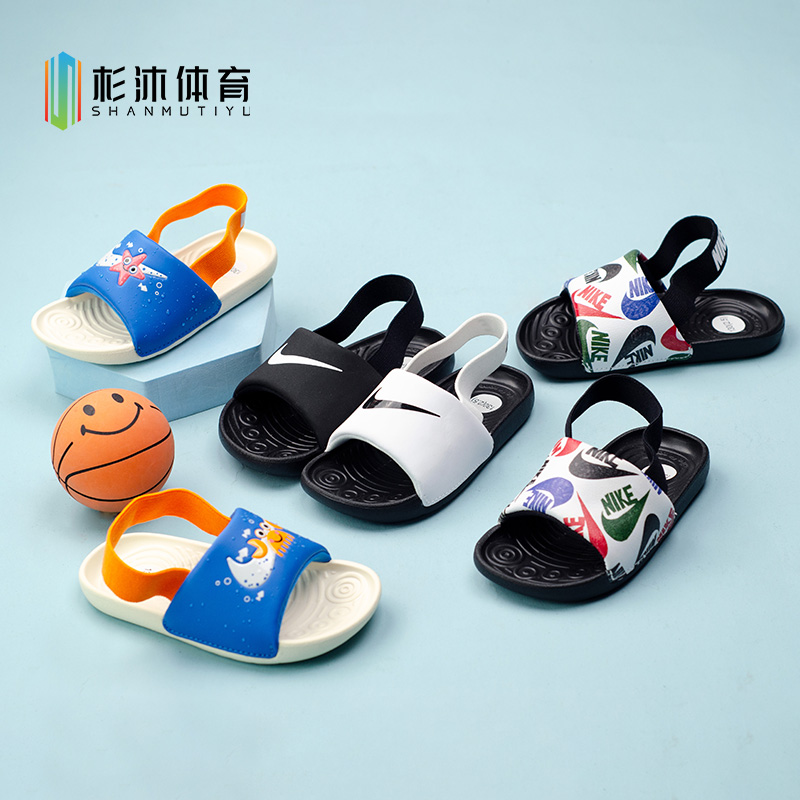 正品NIKE耐克夏季儿童鞋男童女童透气休闲舒适运动沙滩凉鞋DM0974