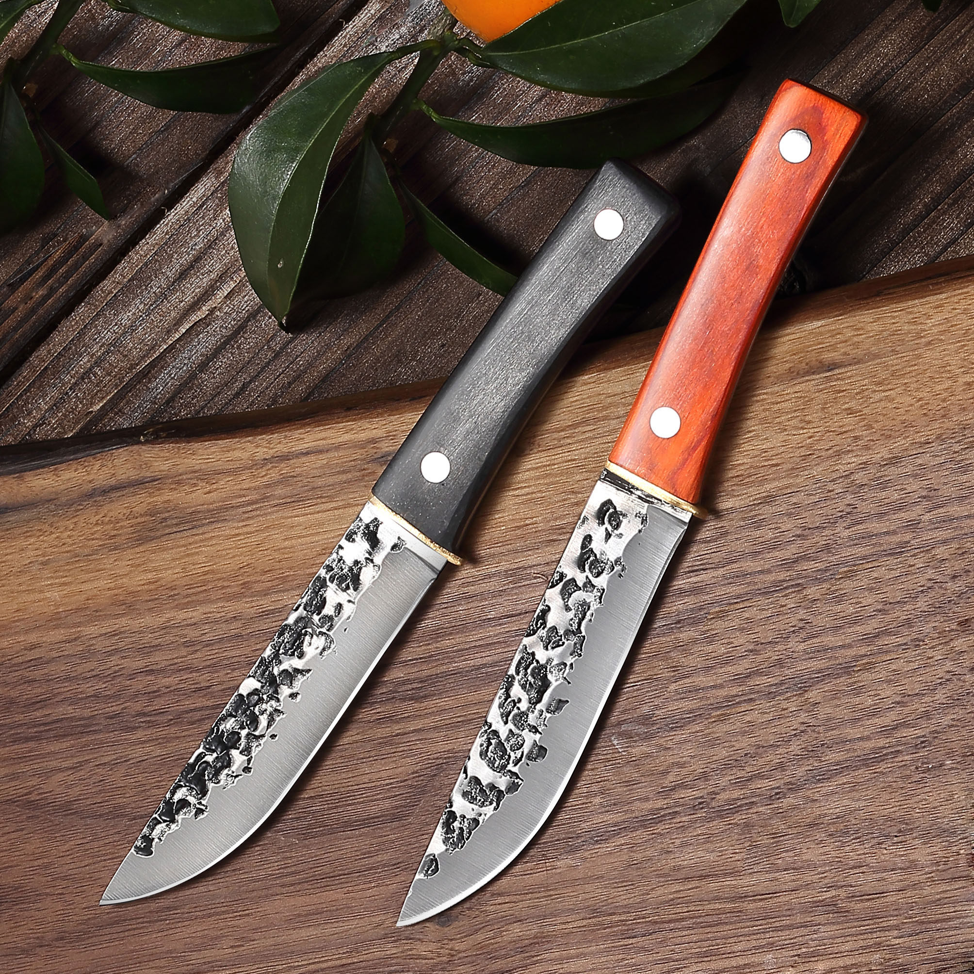 锻打内蒙古手把肉小刀吃羊肉餐刀不锈钢水果刀藏族割肉手扒肉刀具