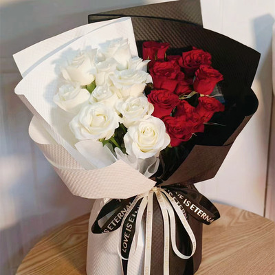 老婆生日21朵混搭花束营口站前西市鲅鱼圈老边盖州大石桥同城速递