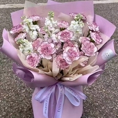 母亲生日19朵康乃馨鲜花束吉林白山市靖宇抚松长白临江店同城配送