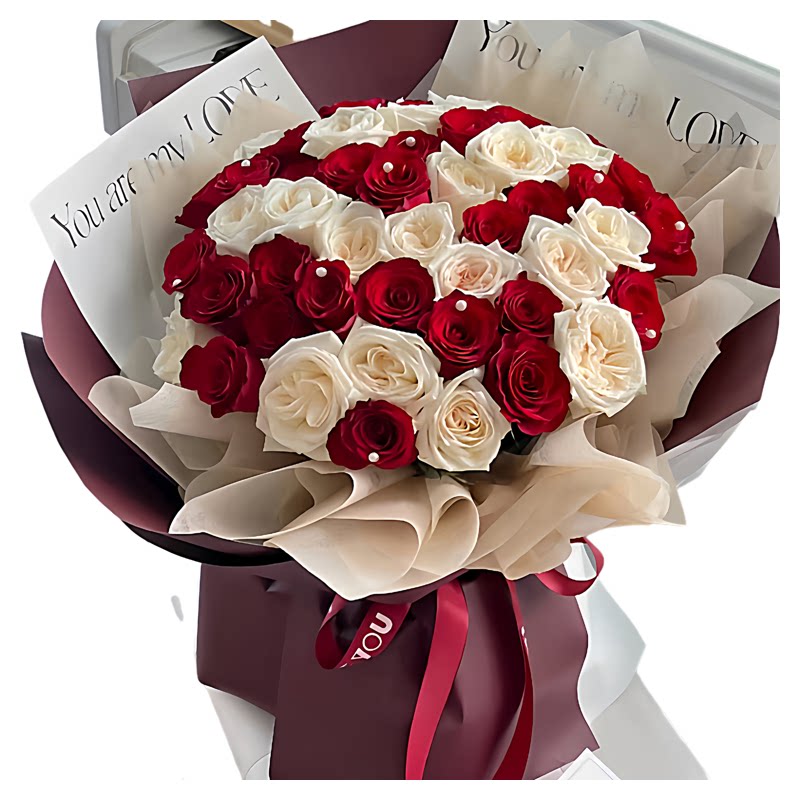 女友玫瑰鲜花束河北石家庄张家口市承德沧州廊坊衡水同城配送老婆