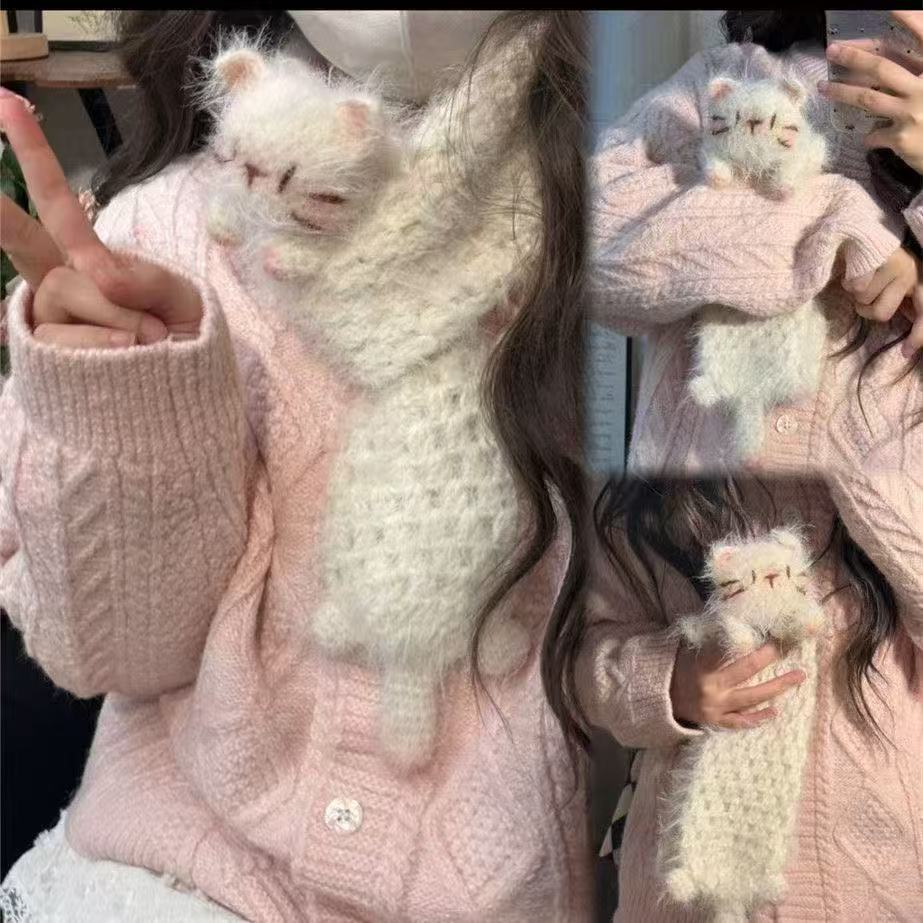 羊毛混纺雪花纱毛线手工diy围巾