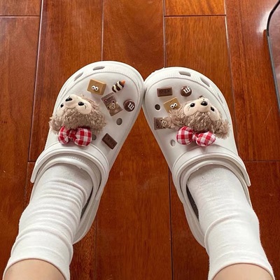 原色部落洞洞鞋配饰成品鞋花