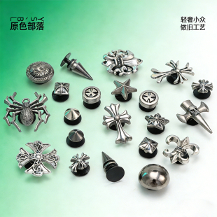 饰扣高级感金属鞋 花装 扣配件男 配饰crocs卡骆驰cross鞋 适配洞洞鞋