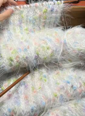 渐变围巾手工diy毛线送朋友
