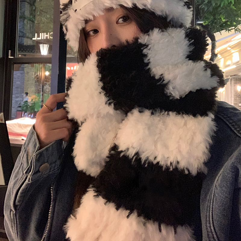 冬季手工织围巾围脖送男士礼物男