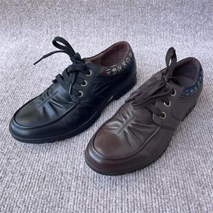 宝罗丝丹日常系带休闲鞋真皮头层牛皮男鞋防滑橡胶底男鞋31170-3