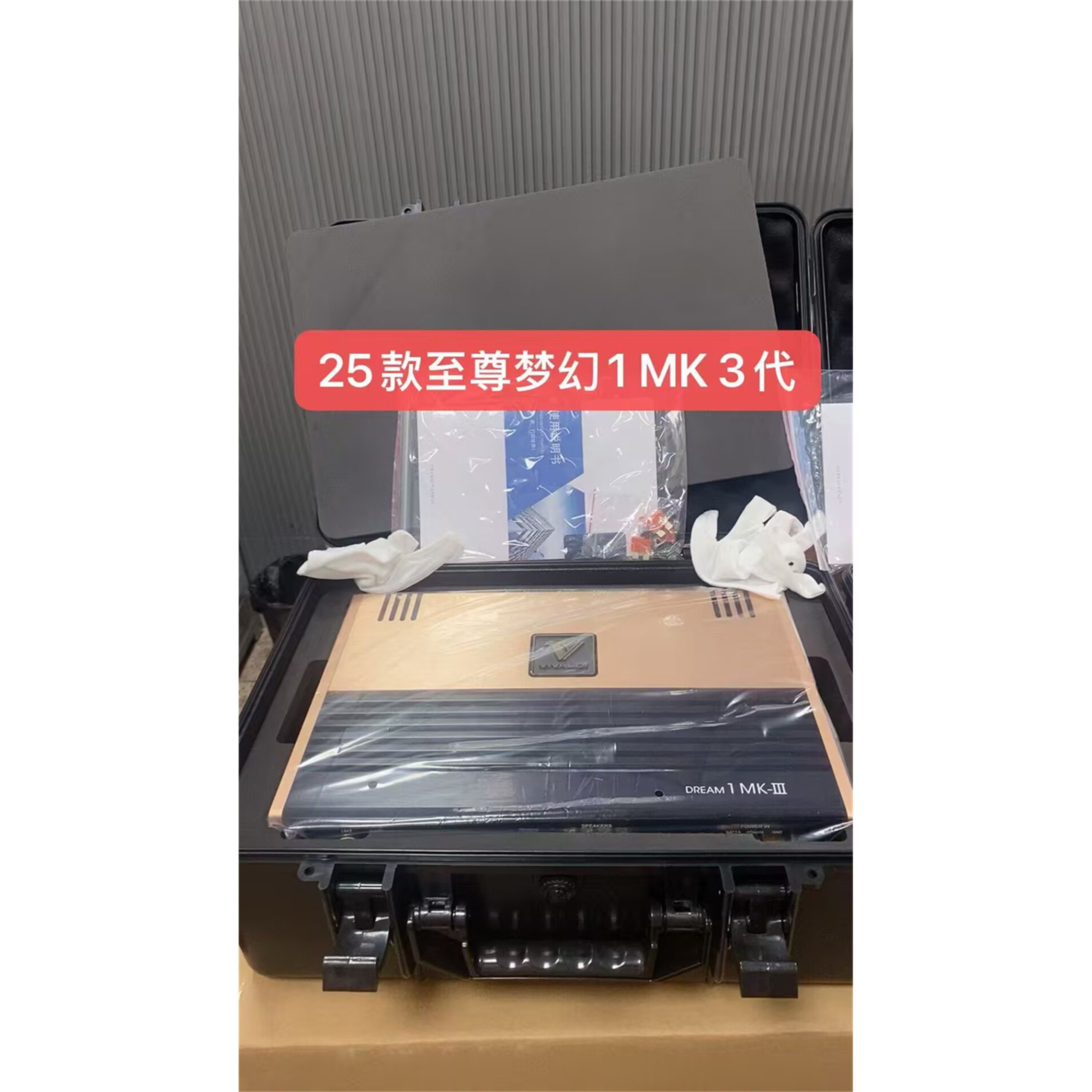 卡莱维尔帝至尊黑金梦幻DREAM1MKⅢ单路功放三代升级版推四门低音