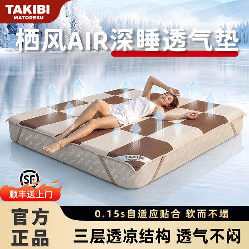 塔吉比栖风夏凉垫透气床笠罩