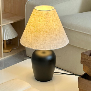 美式 饰台灯 复古床头灯台灯卧室房间温馨浪漫手触感应家用侘寄风装