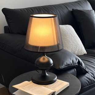 美式复古床头灯房间温馨手触摸感应轻奢高级感民宿装饰主卧室台灯