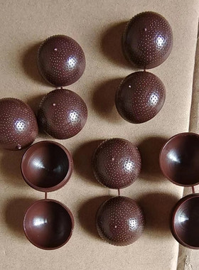 3g6/9/12克中药丸盒球丸壳大蜜丸盒咖啡色球型药盒脐丸盒蜜丸包装