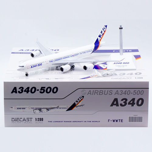 Jcwings 1/200 合金飞机模型 空客原厂 A340-500 F-WWTE