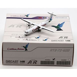 1:400 JC Wings 合金 客机模型 ATR-72-600 加勒比海航空 9Y-TTD