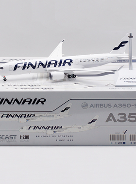 Jcwings 1/200 合金飞机模型 芬兰航空 A350-900 OH-LWR