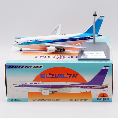 飞机模型合金以色列航空B767