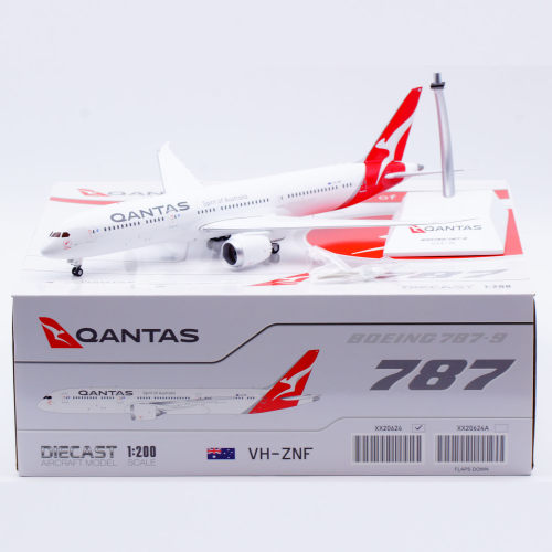 Jcwings 1/200 合金飞机模型 澳大利亚航空 B787-9 VH-ZNF