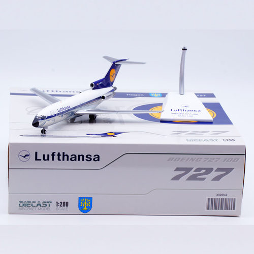 合金飞机模型汉莎航空B727