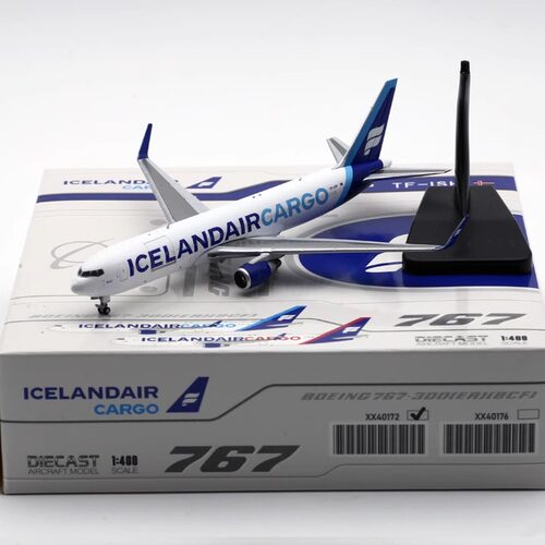 合金客机模型冰岛航空B767