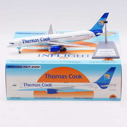 Inflight 1:200 飞机模型 合金 托马斯库克航空 B757-200 G-FCLE