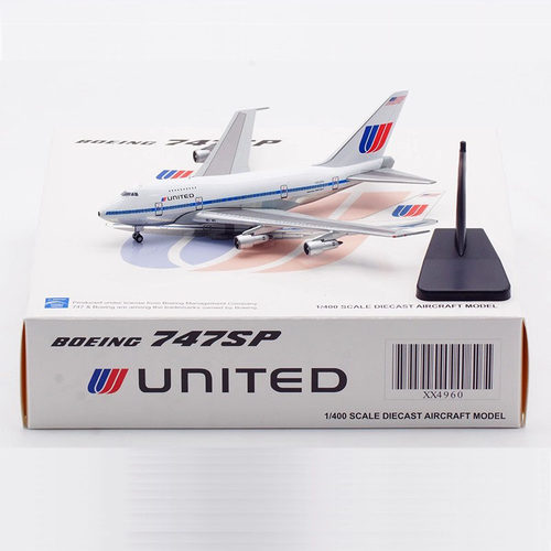 1:400 JC Wings 合金 客机模型 美国联合航空 波音 B747SP N532PA