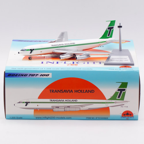 Inflight 1:200 飞机模型合金 荷兰泛航航空 波音B707-100 PH-TVA