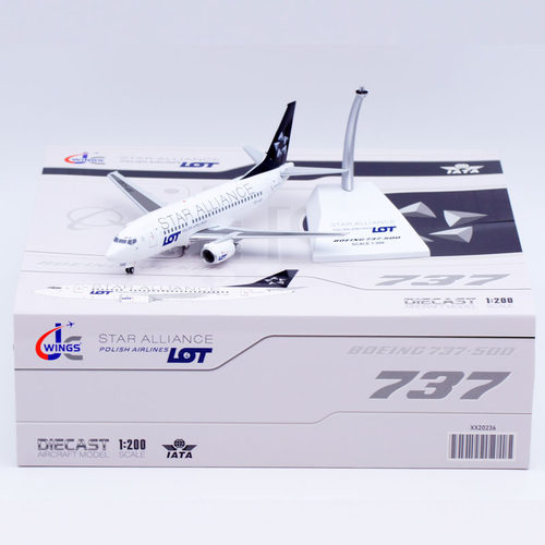 合金飞机模型波兰航空B737