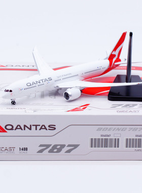 1:400 JC Wings 合金 客机模型 澳大利亚航空 B787-9 VH-ZNF 襟翼