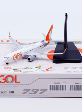JCWING 1:400 合金飞机模型  巴西戈尔航空 GOL B737-800 PR-GUQ