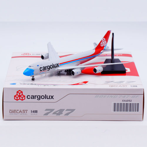 合金客机模型B747卢森堡国际