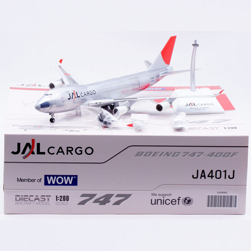 Jcwing 1/200合金飞机模型 日本货运航空B747-400F 