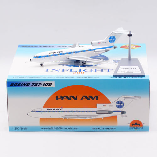 Inflight 1/200 泛美航空 PAN AM 波音727-100 N5608