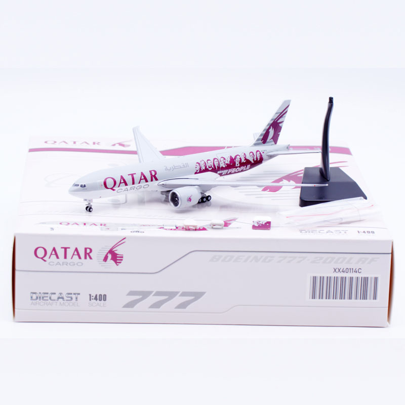 合金客机模型卡塔尔航空B777