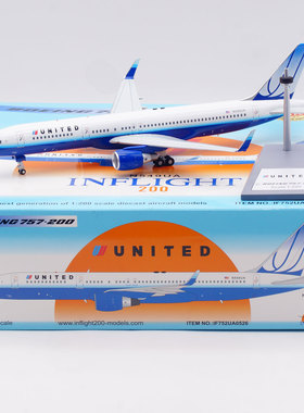 Inflight 1:200 飞机模型合金 美国联合航空 波音B757-200 N549UA