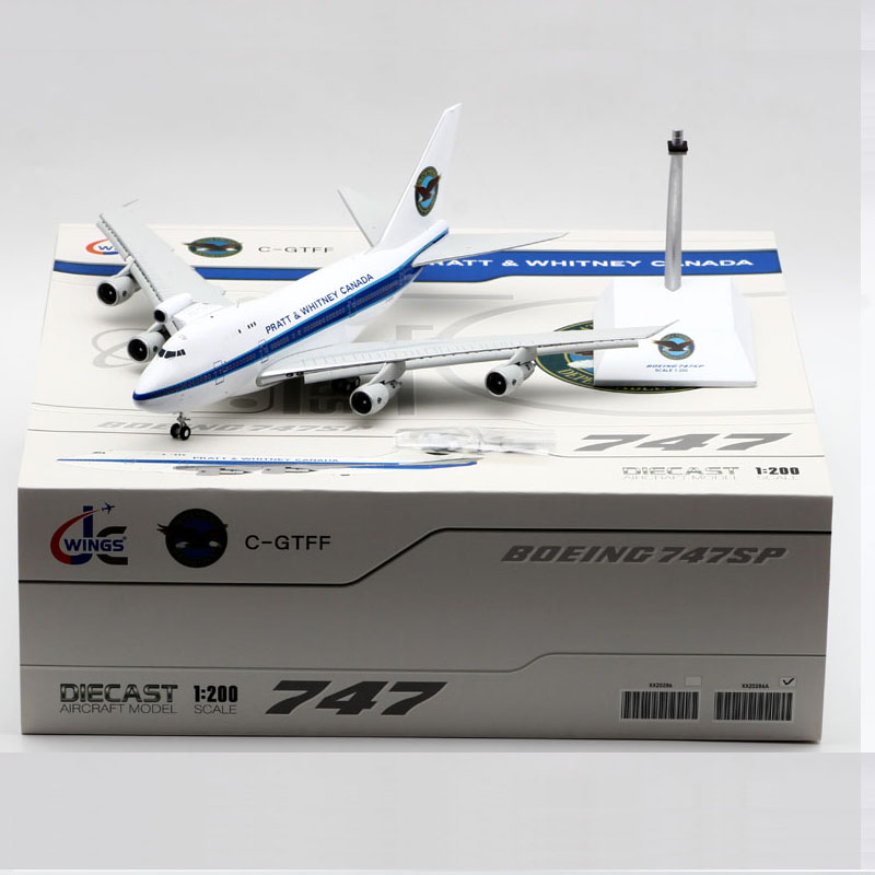 合金飞机模型普惠加拿大B747SP