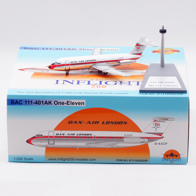 Inflight 1:200 飞机模型 合金 丹纳尔-伦敦航空 BAC 111 G-AXCP