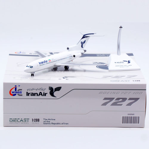合金飞机模型伊朗航空波音B727