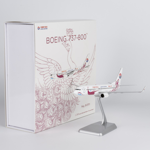 200 B737 合金飞机模型 800 中国东方航空 紫孔雀 5701